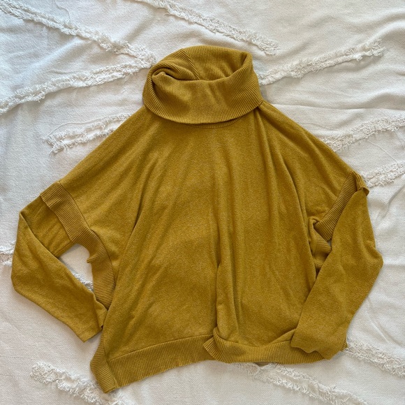 Anthropologie mustard yellow sweater - Picture 7 of 9